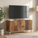 vidaXL Meuble TV Bois ancien 99 x 34 5 x 50 cm Bois d'ingénierie