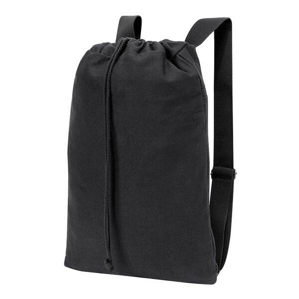 Sac à dos en toile 5897 - noir