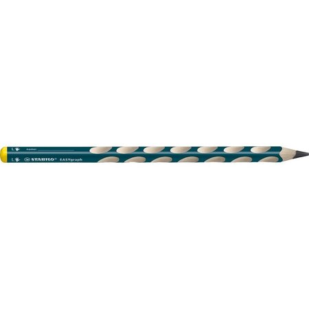 Crayon easygraph b 321/be 3.15mm gaucher bleu marine - stabilo