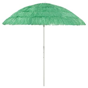 vidaXL Parasol de plage Hawaii vert 240 cm