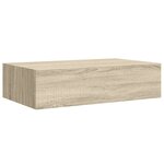 vidaXL Étagère à tiroir murale chêne 40x23 5x10 cm MDF