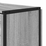 vidaXL Table à dîner 144 x 60 x 75 cm Bois d'ingénierie Sonoma gris