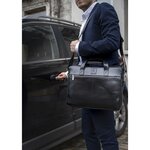 Exacompta Sac d'ordinateur portable Exactive Cuir véritable