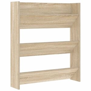 vidaXL Armoire à chaussures murale chêne Sonoma bois d'ingénierie