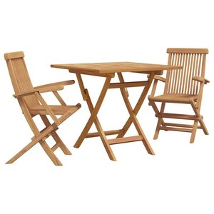 vidaXL Set de salle à manger de jardin 2 Pièces Marron