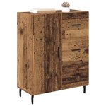 vidaXL Buffet Bois Ancien 69 5 x 34 x 90 cm Bois d'ingénierie et fer
