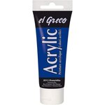 Peinture acrylique el Greco, bleu ultra marine, 75ml KREUL