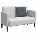 vidaXL Coussin de Dos Gris foncé 60 x 50 cm Tissu en velours côtelé