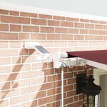 vidaXL Auvent rétractable automatique avec LED bordeaux 600x300 cm