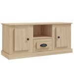 vidaXL Meuble TV chêne sonoma 100x35 5x45 cm bois d'ingénierie