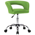 vidaXL Chaises à manger lot de 2 vert similicuir