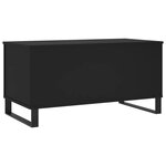 vidaXL Table basse Noir 90x44 5x45 cm Bois d'ingénierie