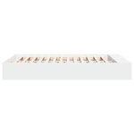 vidaXL Cadre de lit sans matelas blanc 160x200 cm