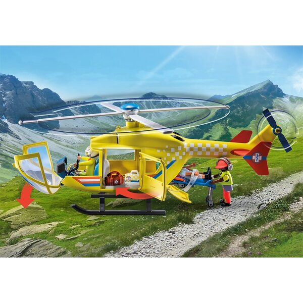 Playmobil 3907 – Hélicoptère De L'Unité De Recherche Aérienne – Neuf Et Scellé