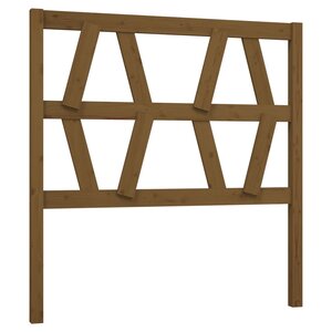 vidaXL Tête de lit Marron miel 81x4x100 cm Bois massif de pin