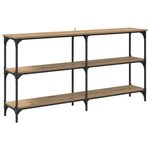 vidaXL Table console Chêne artisanal 150 x 29 x 75 cm