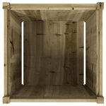 vidaXL Jardinière d'extérieur 60x60x60 cm bois de pin imprégné