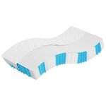 vidaXL Matelas à ressorts ensachés dureté moyenne 90x190 cm