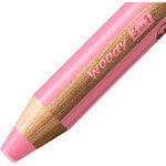 Crayon WOODY 3 en 1 Extra large rose foncé STABILO