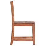 vidaXL Chaises à manger lot de 4 bois solide de manguier