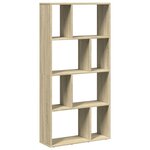 vidaXL Bibliothèque chêne sonoma 60x20x120 cm bois d'ingénierie