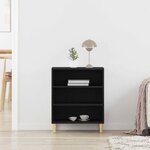 vidaXL Buffet Chêne noir 57 x 35 x 70 cm Bois d'ingénierie