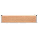 vidaXL Jardinière surélevée Marron 200 x 30 x 36 cm WPC et Aluminium