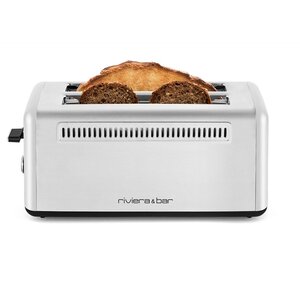 Riviera & Bar Grille-pain Inox 1500W 2 Fentes QGP480