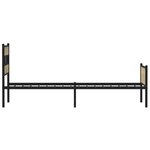 vidaXL Cadre de lit sans matelas chêne sonoma 90x190 cm