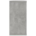 vidaXL Étagères cube murales 2 Pièces gris béton bois d'ingénierie