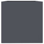 vidaXL Jardinière anthracite 62x47x46 cm acier