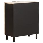 vidaXL Buffet Finition Lavage Blanc 60 x 33 x 75 cm