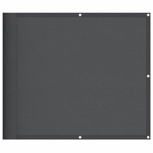 vidaXL Écran de balcon anthracite 90x1000 cm 100  polyester oxford