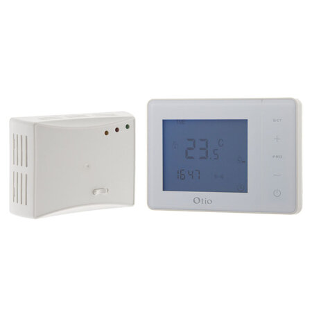 Thermostat programmable sans fil blanc - Otio