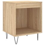 vidaXL Table de chevet chêne sonoma 40x35x50 cm bois d’ingénierie