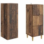 vidaXL Ensemble de Meubles 2 Pièces 33 x 34 5 x 90 cm Bois d'ingénierie