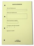 Recharge Classeur des Délibérations 100 feuillets foliotés UTTSCHEID