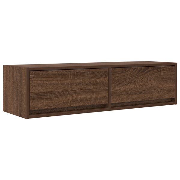 Meuble TV vidaXL Marron Chêne 100x31x25 5 cm Bois d'ingénierie