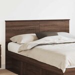 vidaXL Tête de lit Chêne brun 140 cm Bois d'ingénierie