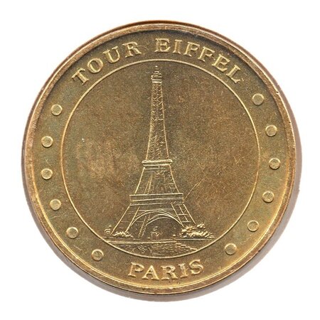 Mini médaille monnaie de paris 2007 - tour eiffel