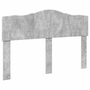 vidaXL Tête de lit Gris béton 140 cm Bois d'ingénierie
