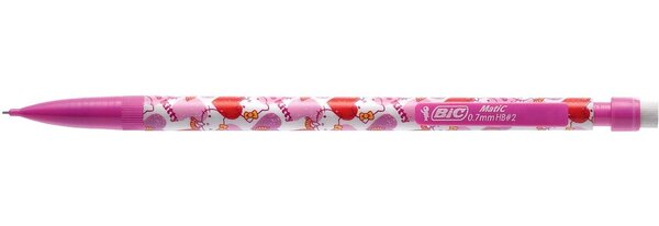 Porte-mines HELLO KITTY MATIC 0,7 mm avec 3 mines Motif Aléatoire BIC