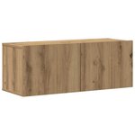 vidaXL Meubles TV muraux 4 Pièces chêne artisanal bois d'ingénierie