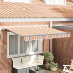 vidaXL Auvent Rétractable Multicolore 350 x 200 cm