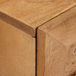 vidaXL Table de chevet avec tiroir Marron clair 40 x 33 x 46 cm