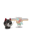 Louis le loup en avion swing à ventouse