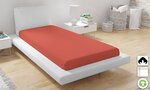 Drap housse en coton bio 160 x 200 cm - Orange