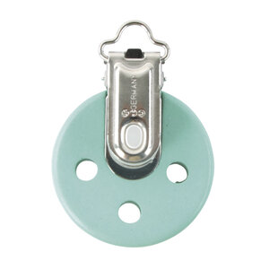 Clip en bois FSC 100  37mm ø  vert menthe  1 pce.