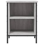 vidaXL Armoire à chaussures sonoma gris 38x35x50 cm bois d'ingénierie