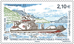 Timbre TAAF - L'Aventure II